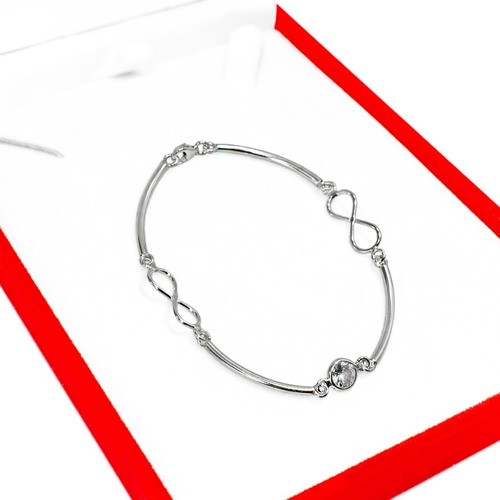 Pulsera Rolo Infinito Plata925 Dama Regalo Obsequio Garantía