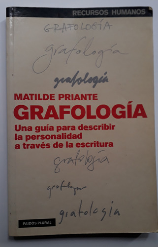 Grafología Una Guía Para Descubrir La Personalidad Priante