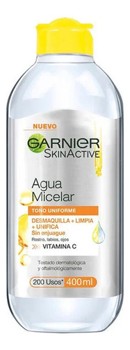 Agua Micelar Express Aclara Vitamina C 400ml Garnier