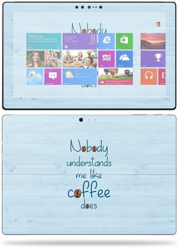 Mightyskins Skin Compatible Con Microsoft Surface Pro - Coff