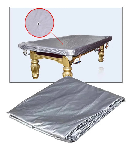 Funda Impermeable Para Mesa De Billar, Funda 260cm X 140cm
