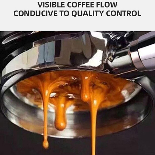 Portafiltro De Mango Sin Fondo De Madera Maciza Para Cafeter