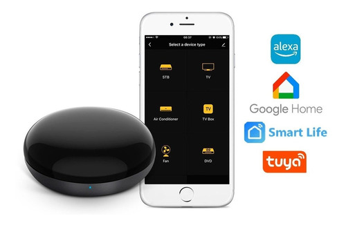 Contro Remoto Smart Wifi - Ir 360° Alexa Google Smartlife