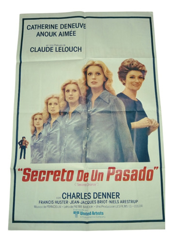 Secreto De Un Pasado!!poster Gigante De Cine!! (Usado)