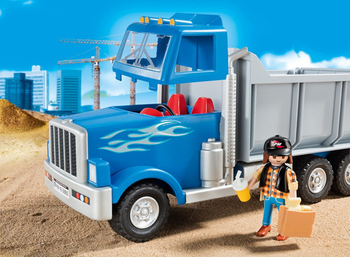 Playmobil, Juego De Camión Volquete
