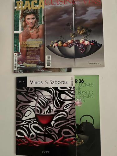 Lote 5 Revistas De Vinos Para Coleccionistas. Año 2006