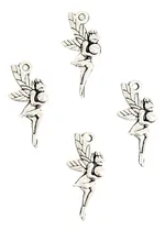Comprar 20 Dijes Hada Hadas Metal Para Cintas, Souvenir