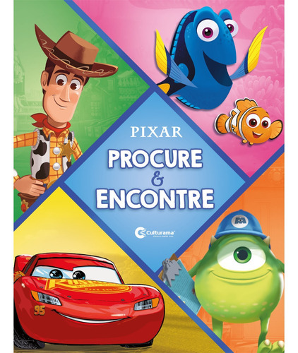 Livro Capa Dura - Procure E Encontre - Disney Pixar