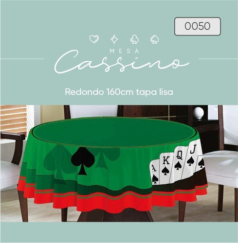 Mantel Casino Teka Tejido Velour Antideslizante Tapa Lisa