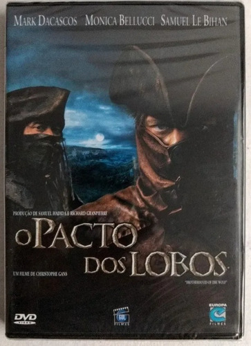 Dvd O Pacto Dos Lobos Mark Dacascos Novo Lacrado