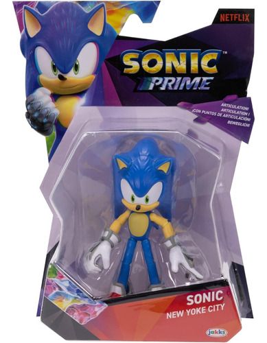 Sonic Prime Figura Articulada Sonic New York City 13cm