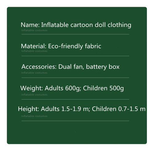 Disfraz De Oso Polar Inflable For Adulto