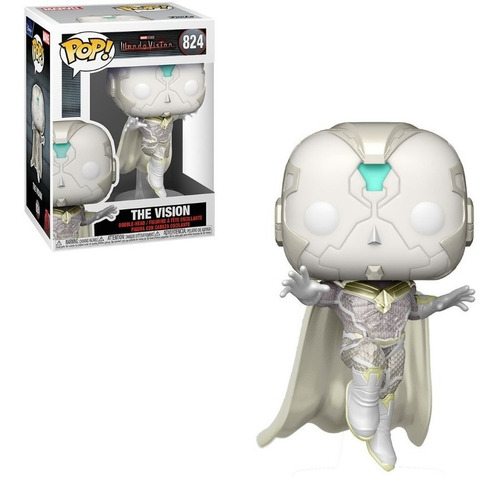 Funko Pop The Vision Blanco #824 - Wanda Vision