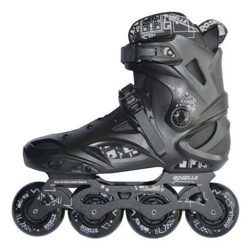 Imagen 3 de 7 de Patines Rollers Profesional Aluminio Ruedas 90a