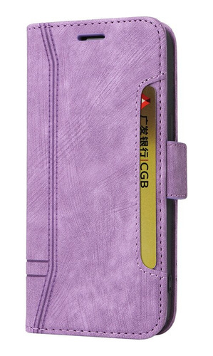 Funda Para iPhone Flip Cuero Magnético Funda De Teléfono Par