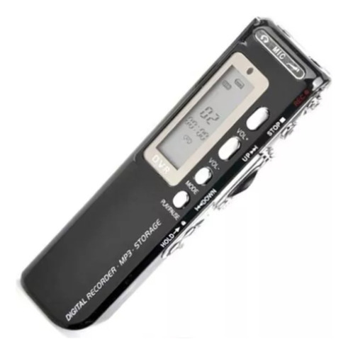 Gravador De Voz Digital Espião Com 8gb, Gravação Contínua De Até 24 Dias, Compacto E Portátil, Ideal Para Reuniões Segurança