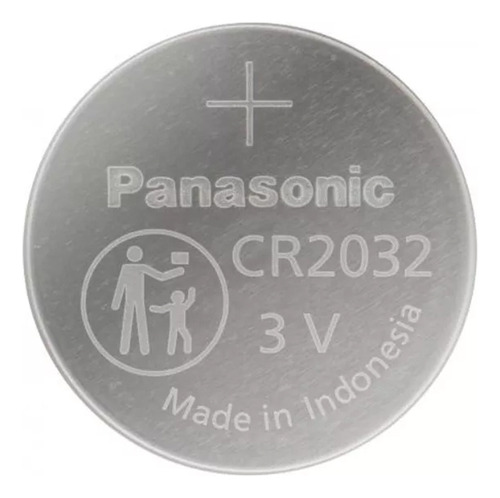 5 Baterias Pilas Pastilla Panasonic P-cr2032 Larga Duración 3v