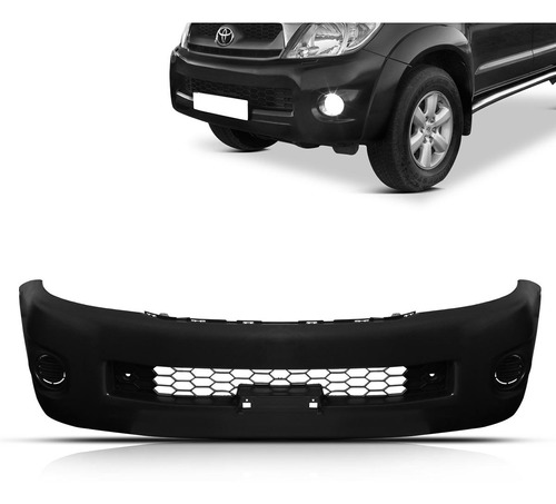 Parachoque Dianteiro Hilux 2009 2010 2011 Com Furo