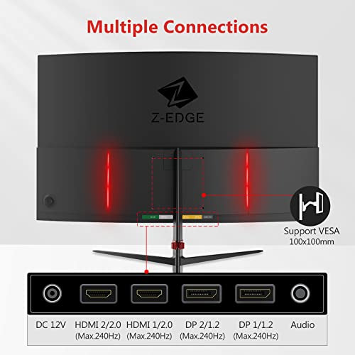 Monitor Para Juegos Curvo Z-edge Ug27p 27 PuLG 240 Hz 1 Ms F