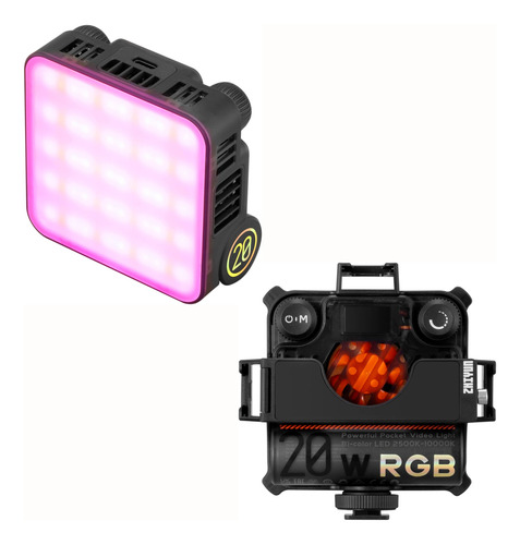 Zhiyun Fiveray M20c Luz De Video Rgb Para Celulares Camaras