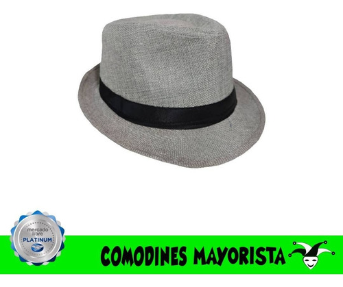 Imagen 7 de 7 de Capelinas Gacho Sombrero Dama Hombre Verano Mm4499