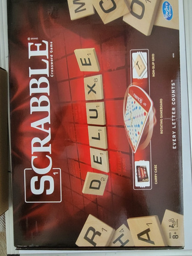 Scrabble Deluxe Original 53582 Mattel Nuevo Sellado 