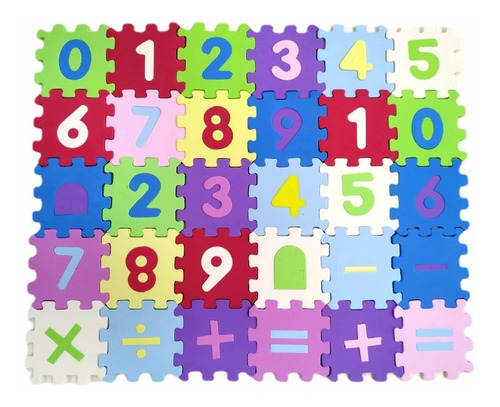 Brinquedo Pedagógico Educativo Castelinho Numérico Em Eva