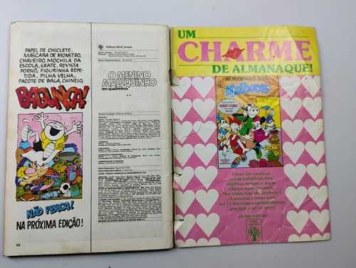 Gibi Hq Menino Maluquinho N° 7 Editora Abril Raro 1990 (Usado)
