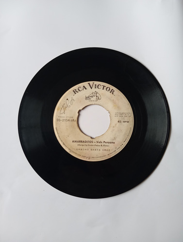 Vinilo Single Chacho Santa Cruz Anocheciendo(ac65 (Usado)