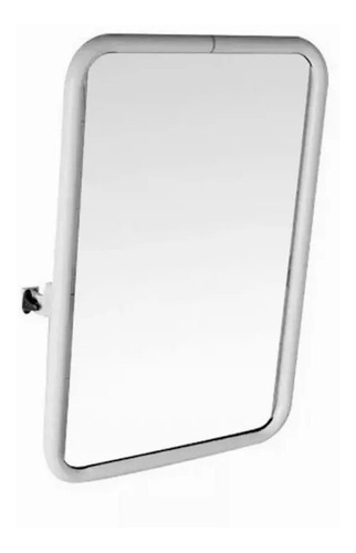 Espejo Basculante Baño Discapacitados Blanco 60x80cm Metal
