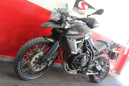 Imagem 5 de 11 de Triumph Tiger 800 Xca 800xca Abs 2016 Verde