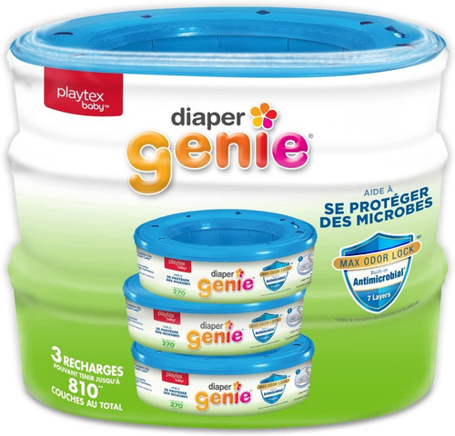 Playtex Diaper Genie 3pack Bolsas De Recambio Para Pañales