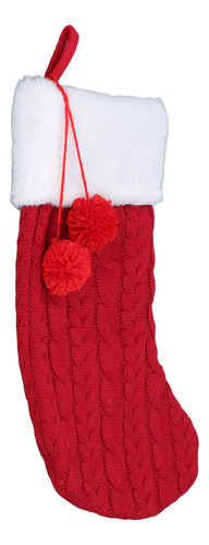 Calcetín Navideño De Gran Capacidad, Tejido Multifuncional,
