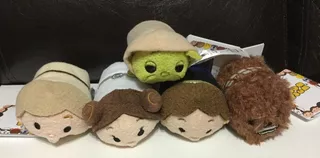 Han Solo Leia Luke Yoda Coleccion X 5 Pzas Mini Tsum Tsum