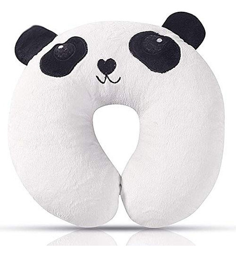 Suave Almohada De Viaje Para Ninos Panda, Linda Almohada De