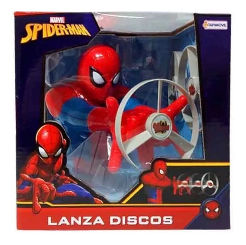 Lanza Discos Spiderman Hombre Araña Original Casa Valente