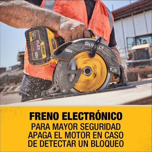 Sierra Circular 7-1/4 60v Sin Batería Dewalt Dcs575b-b3
