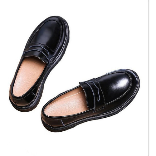 Imagen 8 de 8 de Zapatos Mary Janes Con Hebilla Vintage Estilo Japonés Para M
