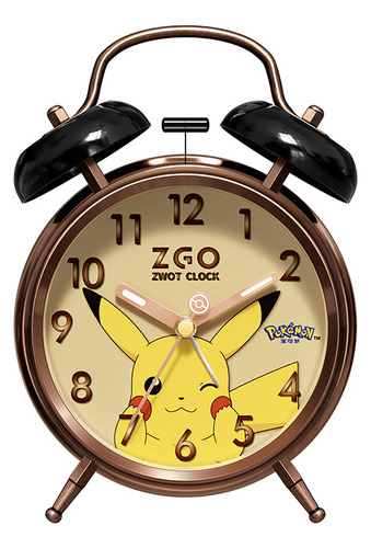 Reloj Despertador Pokmon Para Dormitorio Infantil