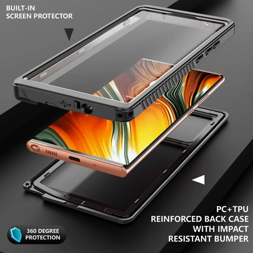 Funda Oterkin Galaxy Note 20 Ultra 360 + Protector