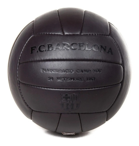 Pelota Futbol N°5 Drb Barcelona Vintage Cuero + Regalo