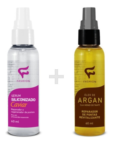 Reparador De Pontas Óleo De Argan + Sérum Caviar Fashion