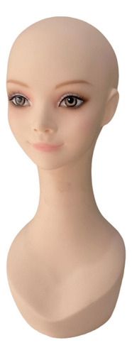 Maniquí Peluca De Cabeza Calva, Soporte Multiusos De Pvc,
