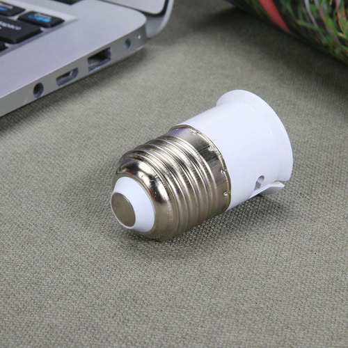 Adaptador De Luz Convertidora E27 A B22, Soporte De Lámpara,