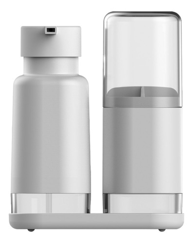 Set Porta Cepillo + Porta Jabon De Baño Ou Kte128bcf Blanco