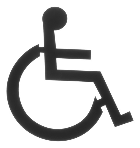 Letrero De Metal Para Puerta De Baño Para Discapacitados