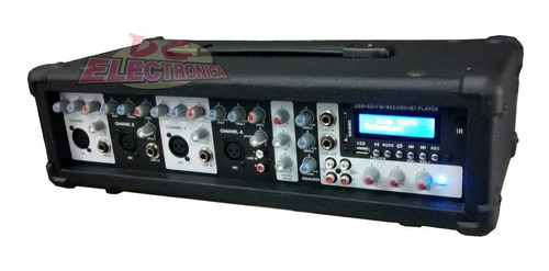 Consola Potenciada Sanrai Jmp-4150 Bluetooth 4 Ch Usb Radio
