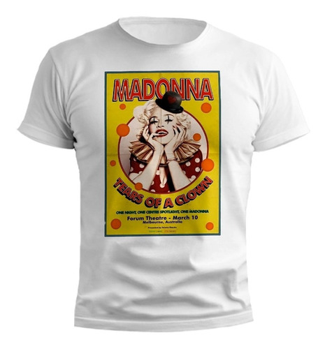 Remera Madonna Multicolor Diseño Exclusivo Hombre