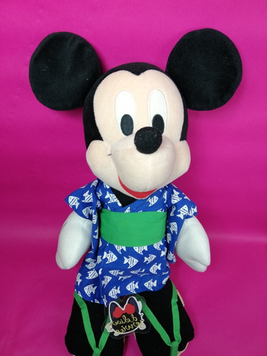 Disney Mickey Mouse Peluche Vintage Yukata Tradicional Japón