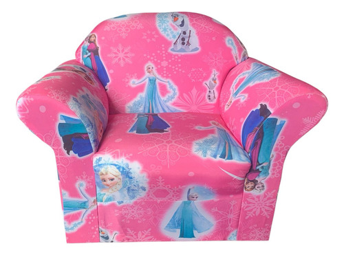 Poltrona Infantil Sofá Duarte - Tema Flozen Rosa